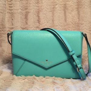 Kate Spade cross-hatched leather cross-body bag